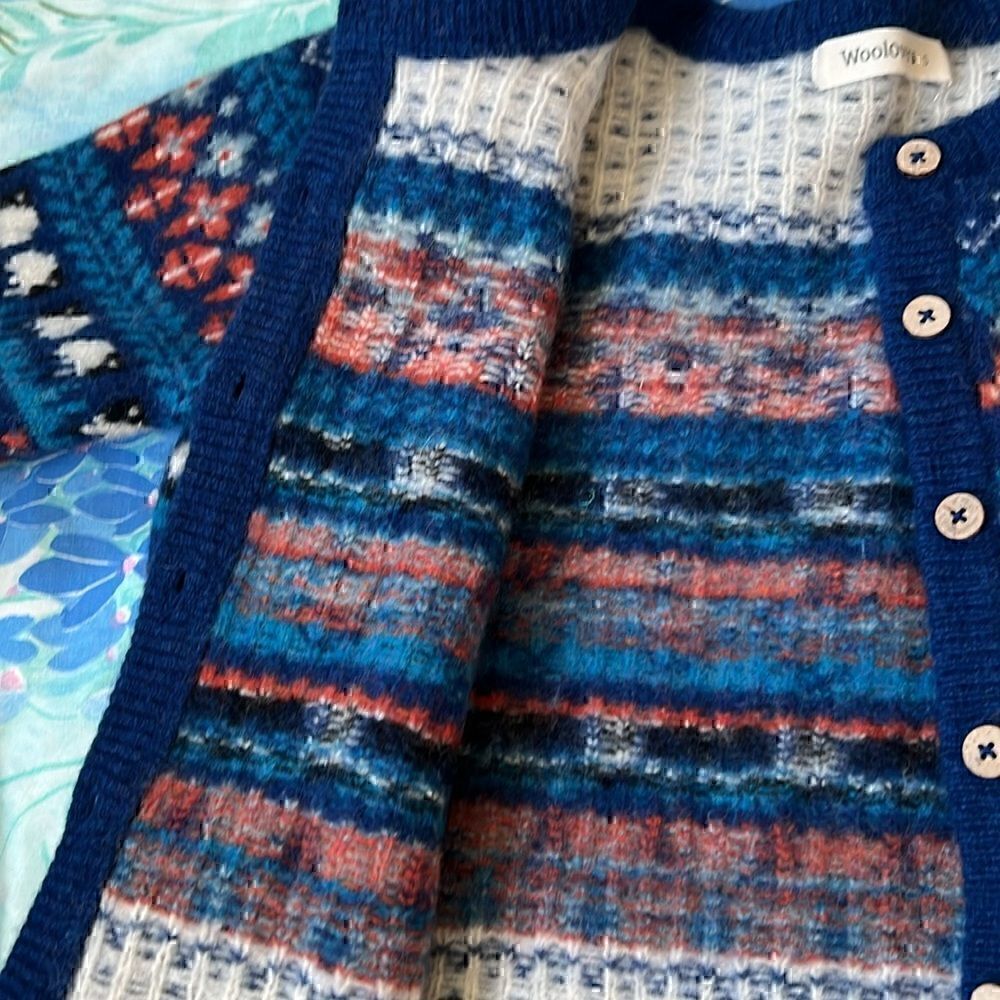 WoolOvers Cardigan Sheep Print - S “SEE MEASUREMENTS” - Picture 12 of 14
